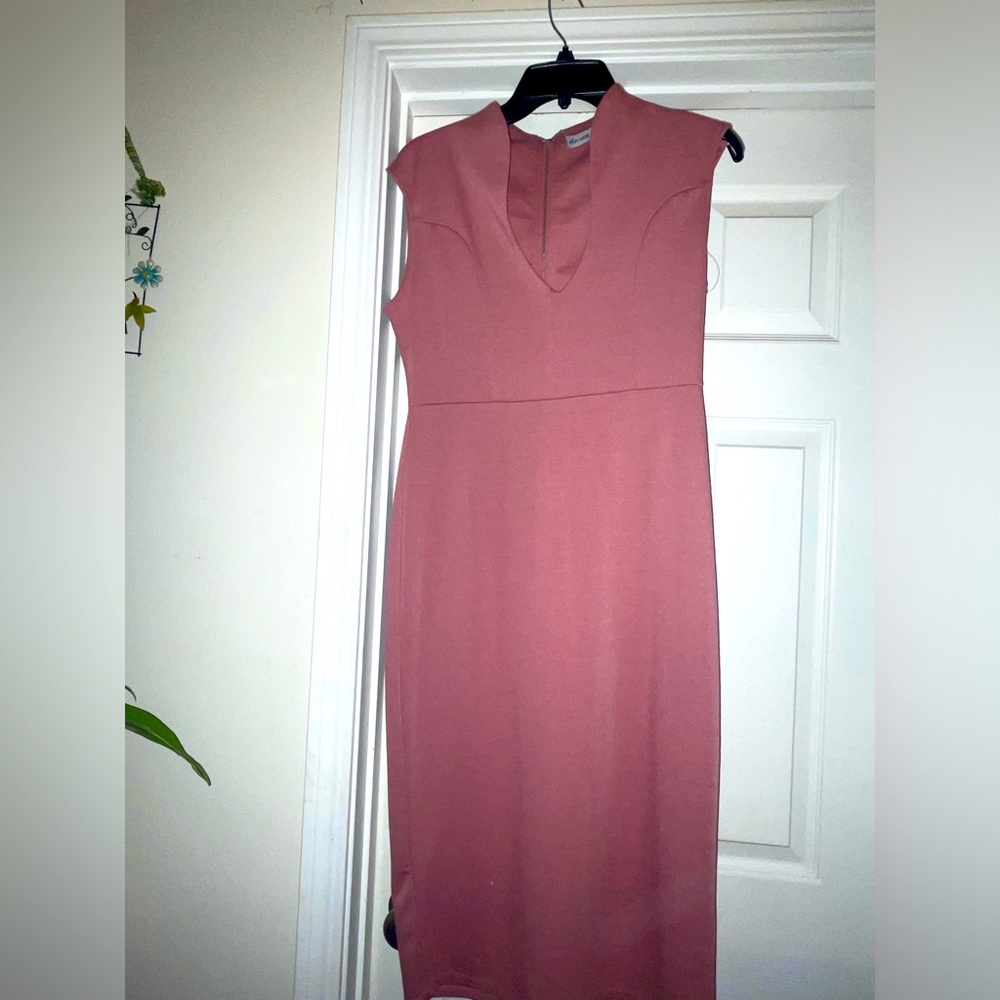 Blush pink sexy dress